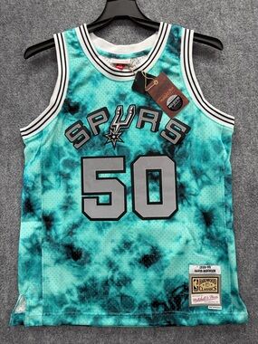 MITCHELL & NESS David Robinson San Antonio Spurs Galaxy Swingman Jersey Size M